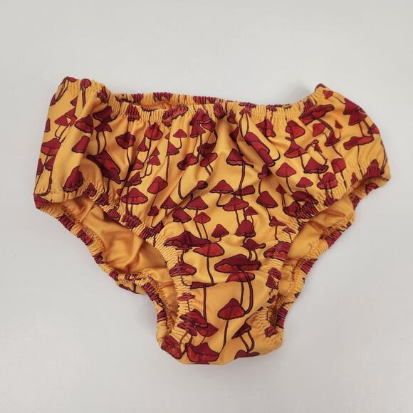 Agua Bendita x Tropic of C Baby Swim Bottoms in Ella Gold Size 6-9 Months NWT - Picture 1 of 4